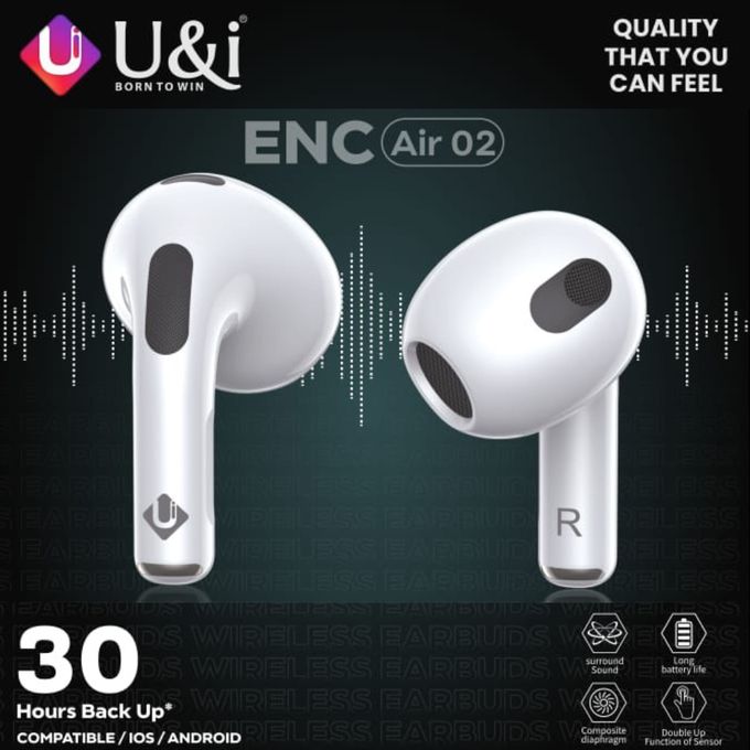 TWS ENC AIR 02 Earbuds with Noise Cancellation