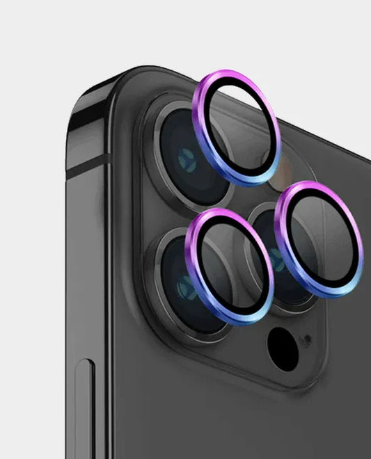 UNIQ OPTIX IPHONE 14 PRO / 14 PRO MAX (2022) CAMERA LENS PROTECTOR - IRIDESCENT (IRIDESCENT) - يونيك أوبتكس آيفون 14 برو / 14 برو ماكس (2022) حماية عدسة الكاميرا - قزحي الألوان (لمَّاع)