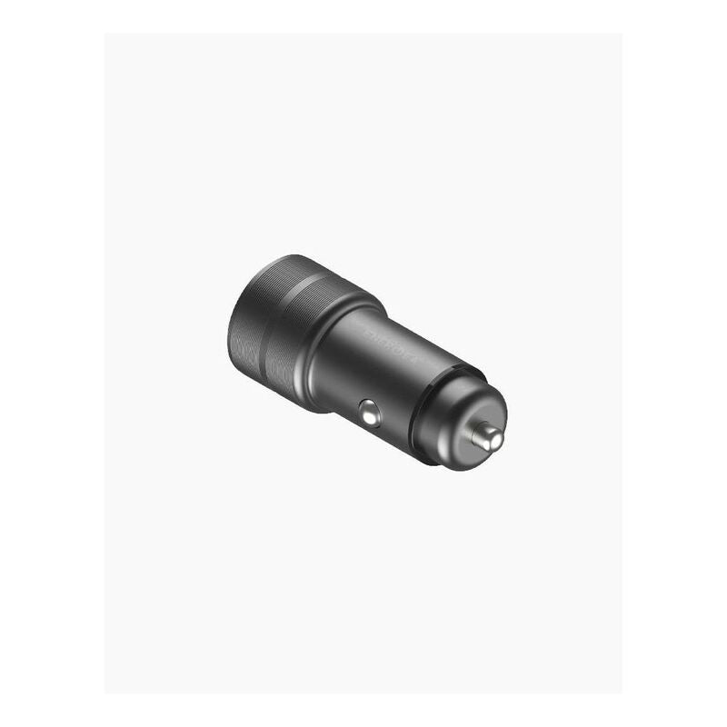 ENERGEA ALU DRIVE PD20+,  USB-C PD20 + USB-A QC3.0 DUO PORT ALUMINIUM 38W CAR CHARGER - GUNMETAL