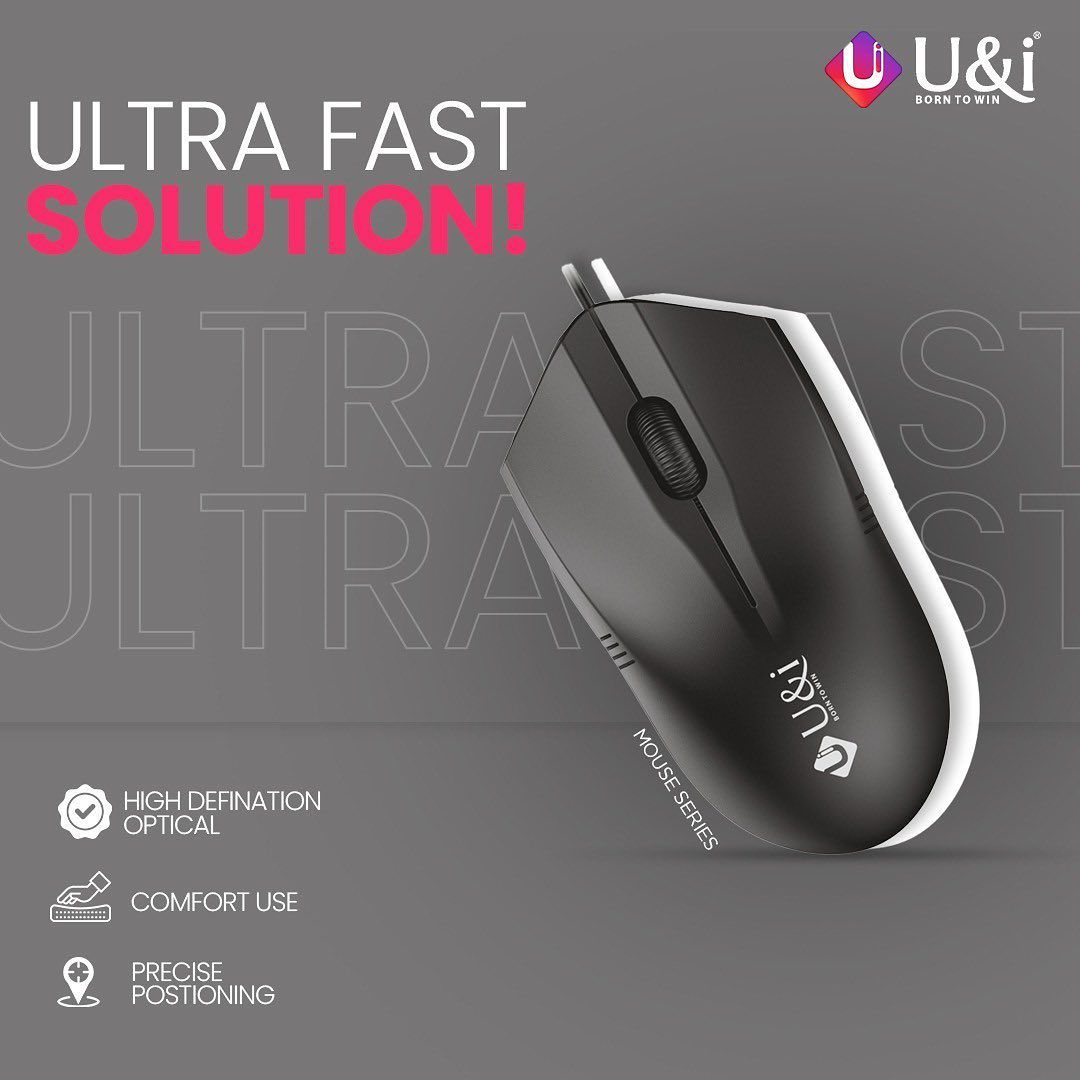 UISM 7902 Mouse Series Mouse with Modern Design