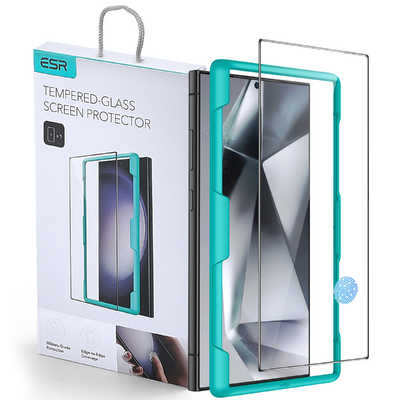 واقي شاشة ESR زجاجي شفاف متوافق مع Galaxy S24 Ultra | ESR Tempered-Glass Screen Protector, Compatible with Galaxy S24 Ultra - ROBOT