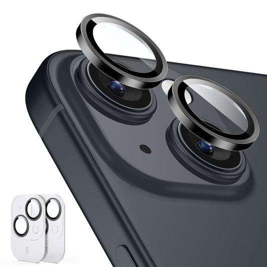 واقي عدسة كاميرا ESR أرمورايت متوافق مع iPhone 15 / 15 Plus - شفاف | ESR Armorite Camera Lens Protectors, Compatible with iPhone 15/15 Plus - Clear