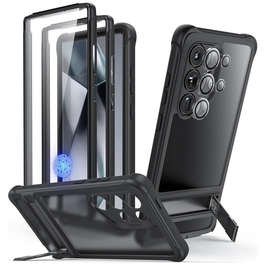 غطاء ESR بوست مع مسند متوافق مع جالكسي S24 ألترا - أسود | ESR Boost Kickstand Case, Compatible with Galaxy S24 Ultra - Black