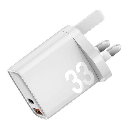 ENERGEA AMPCHARGE PS33, 1C1A PD/PPS WALL CHARGER,33W (UK) - WHITE