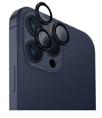 UNIQ OPTIX IPHONE PRO (2023) 6.7 ALUMINIUM CAMERA LENS PROTECTOR - DEEP NAVY (DARK BLUE) - يونيك أوبتكس آيفون برو (2023) 6.7 حماية عدسة الكاميرا بألومنيوم - نيوي داكن (أزرق غامق)