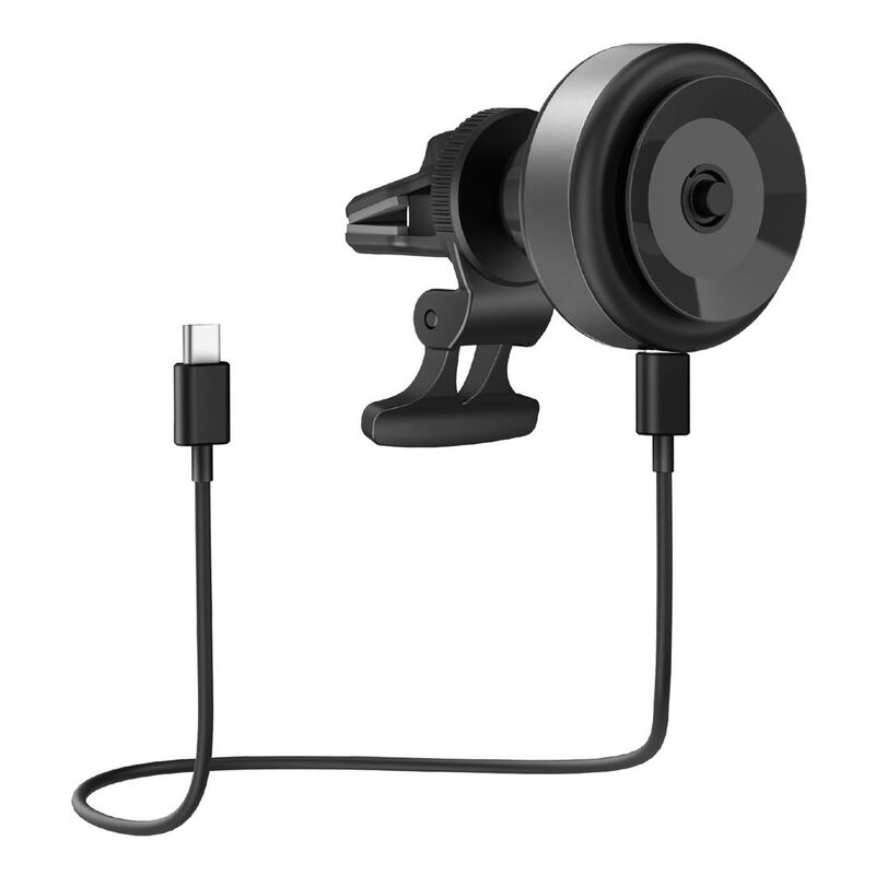 ENERGEA AIRLOCK, VACUUM PHONE MOUNT WITH 15W WIRELESS CHARGING - GUNMETAL