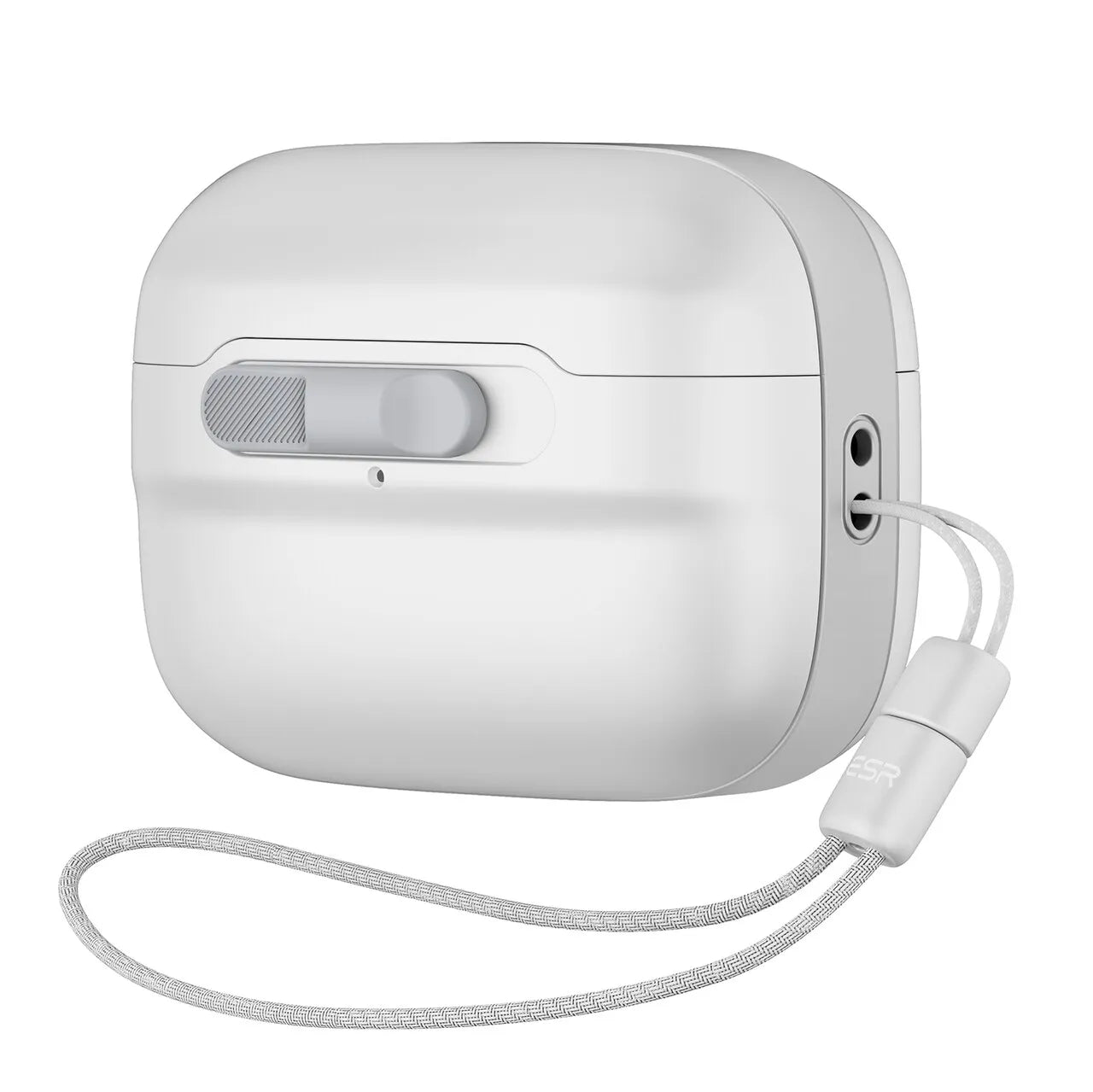 غطاء ESR بولس مغناطيسي (هالو لوك) لأيربودز برو - أبيض | ESR Pulse Magnetic Lock Case (HaloLock), Compatible with AirPods Pro, White