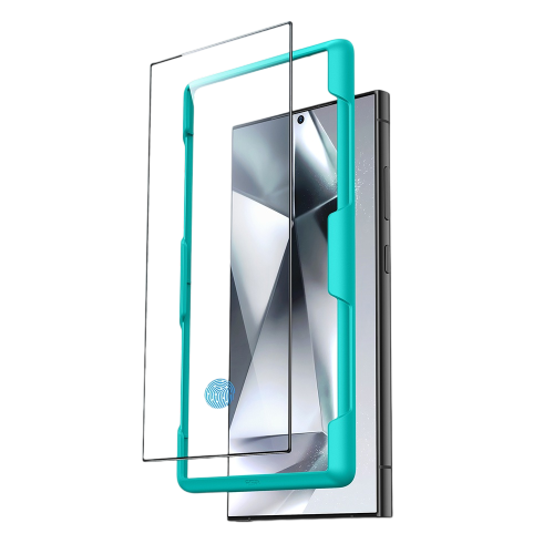 واقي شاشة ESR زجاجي شفاف متوافق مع Galaxy S24 Ultra | ESR Tempered-Glass Screen Protector, Compatible with Galaxy S24 Ultra