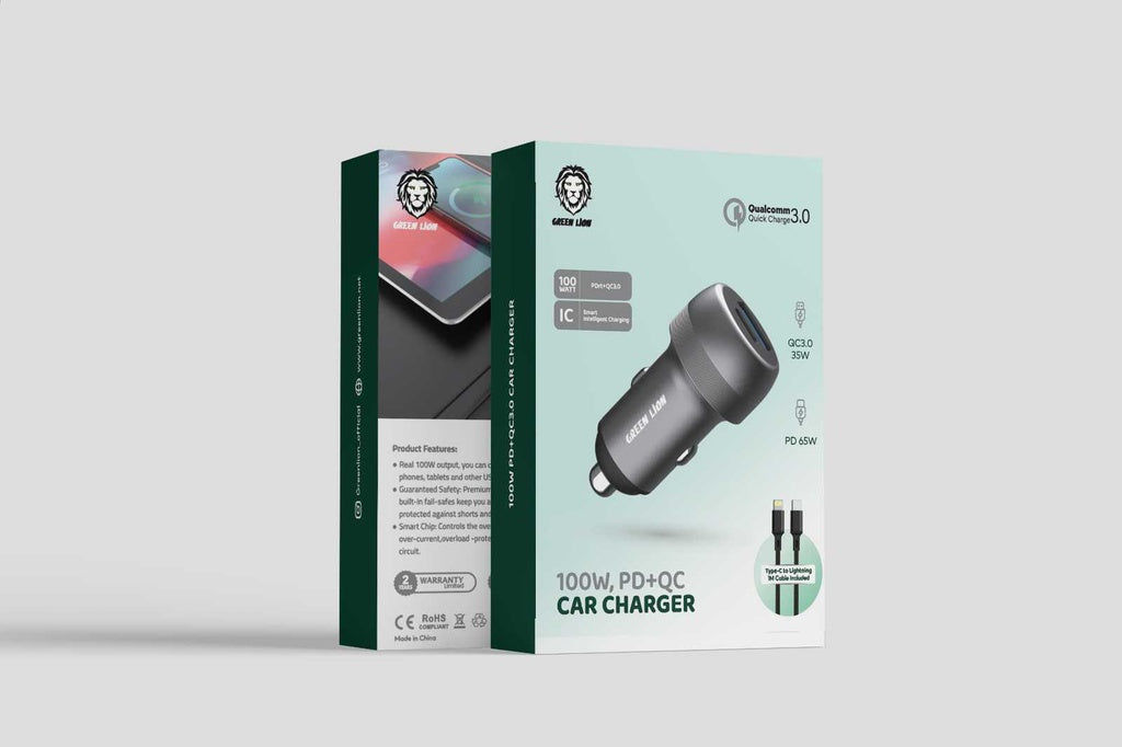 GREEN LION 100W CAR CHARGER TYPE-C