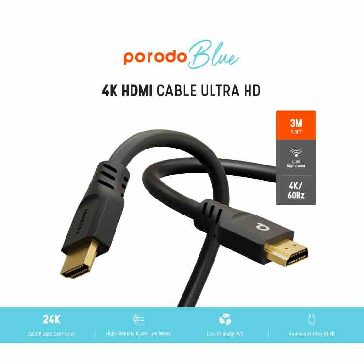 PORODO 4K HDMI CABLE ULTRA HD