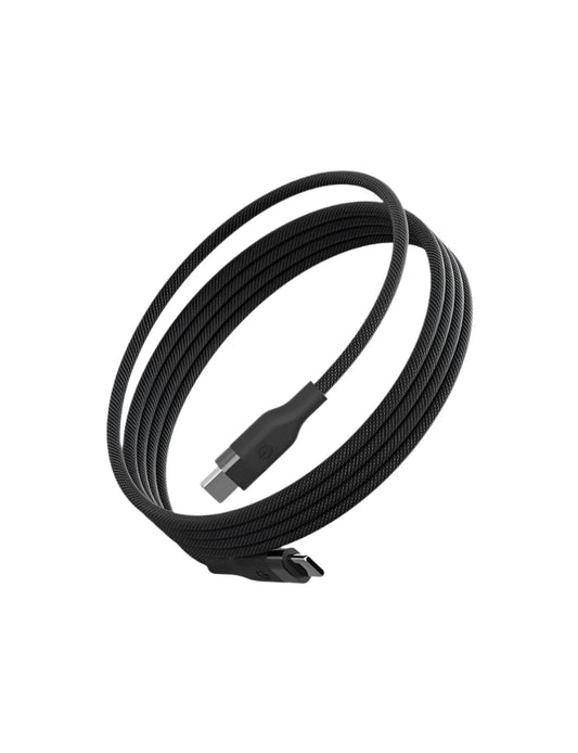 ENERGEA HELIX C-C MAGNETIC CABLE 480MBPS, 100W 1.5M - BLACK