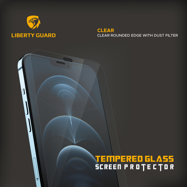 Liberty Guard 2.5D Full Cover Black Rounded Edge IP11