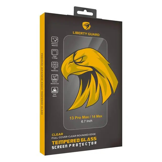 LIBERTY GUARD TEMPERED GLASS CLEAR 13MX/14MX