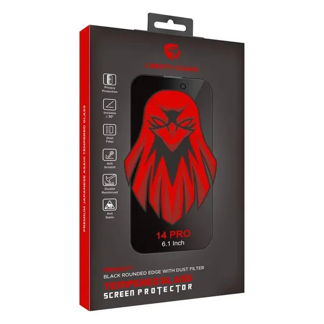 Liberty Guard 2.5D Full Cover Privacy iPhone 14 Pro