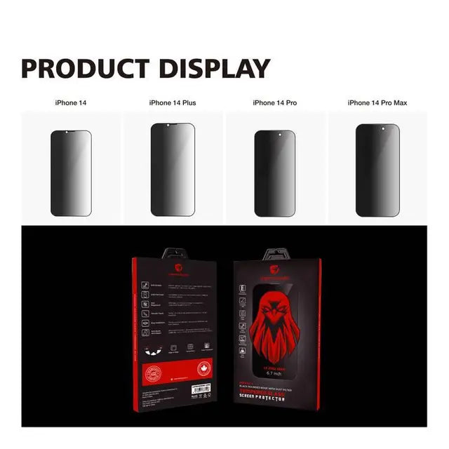 Liberty Guard 2.5D Full Cover Privacy iPhone 14 Pro