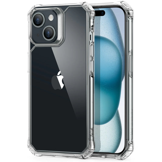 غطاء ESR إير أرمور شفاف، متوافق مع iPhone 15 Pro - أسود مطفي | ESR Air Armor Clear Case, Compatible with iPhone 15 Pro, Frosted Black