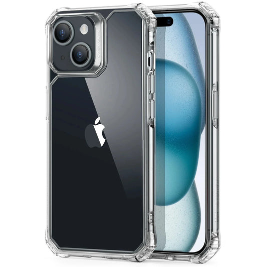 غطاء ESR إير أرمور شفاف، متوافق مع iPhone 15 Plus - شفاف | ESR Air Armor Clear Case, Compatible with iPhone 15 Plus, Clear