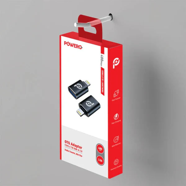 POWERO+ OTG ADAPTER USB-A TO LIGHTNING