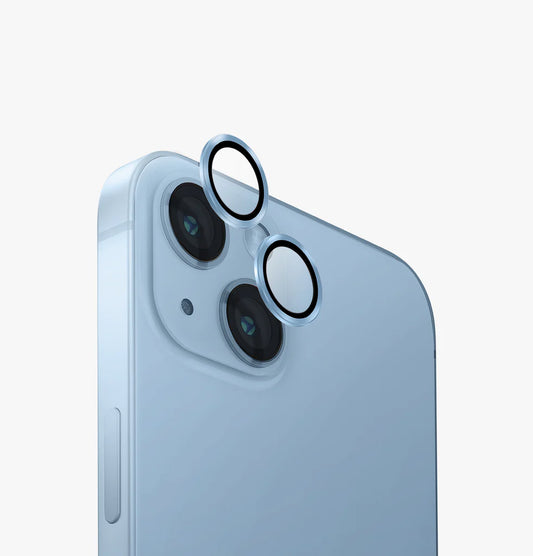 UNIQ OPTIX IPHONE 14 / 14 PLUS (2022) CAMERA LENS PROTECTOR - SKY (BLUE) - يونيك أوبتكس آيفون 14 / 14 بلس (2022) حماية عدسة الكاميرا - سماوي (أزرق)