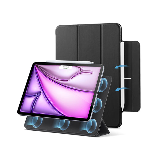 غطاء ESR ريبوند مغناطيسي متوافق مع iPad Air 13 (موديل 2024) - أسود | ESR Rebound Magnetic Case, Compatible with iPad Air 13 2024 - Black