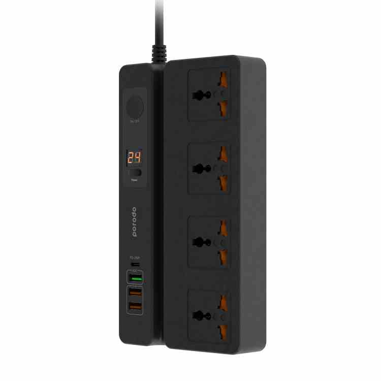 Porodo Multi-Function Socket Digital Timer