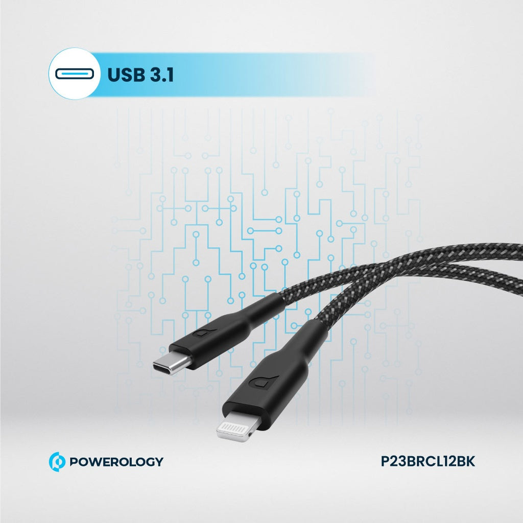 Powerology USB C To Lightning PD 60W