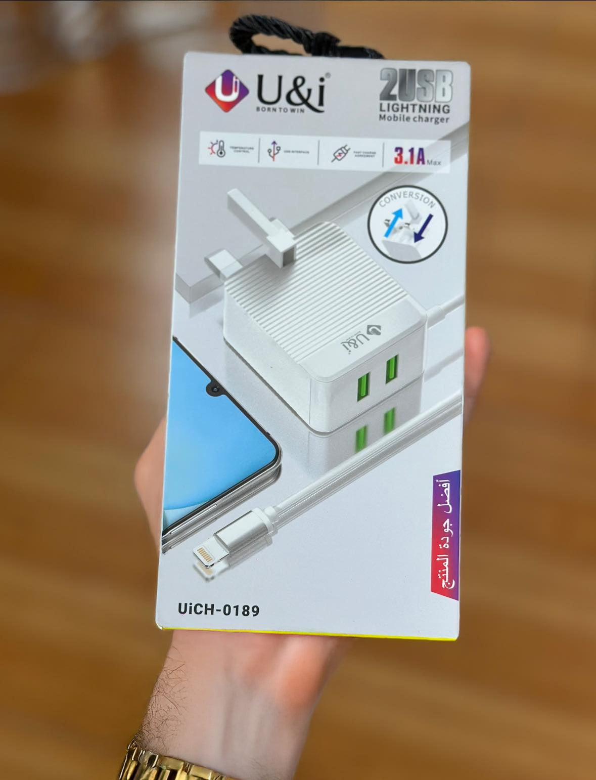 UiCH 0189 Wall Charger with Quick Charging