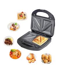 Health Grill 750W (Sandwich, Waffle, Nuts) - شواية صحية 750 واط (ساندويتش، وافل، مكسرات)