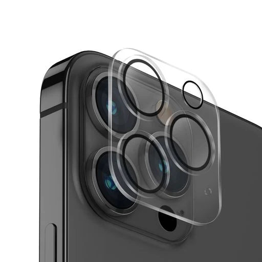 UNIQ OPTIX IPHONE 14 PRO / 14 PRO MAX (2022) CAMERA LENS PROTECTOR - GLOSSY CLEAR (CLEAR) - يونيك أوبتكس آيفون 14 برو / 14 برو ماكس (2022) حماية عدسة الكاميرا - لامع شفاف (شفاف)