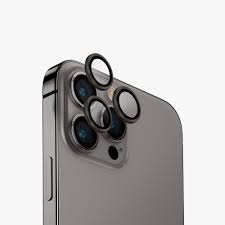 UNIQ OPTIX IPHONE PRO (2023) 6.7 ALUMINIUM CAMERA LENS PROTECTOR - STEEL GREY (GREY) - يونيك أوبتكس آيفون برو (2023) 6.7 حماية عدسة الكاميرا بألومنيوم - رمادي فولاذي (رمادي)