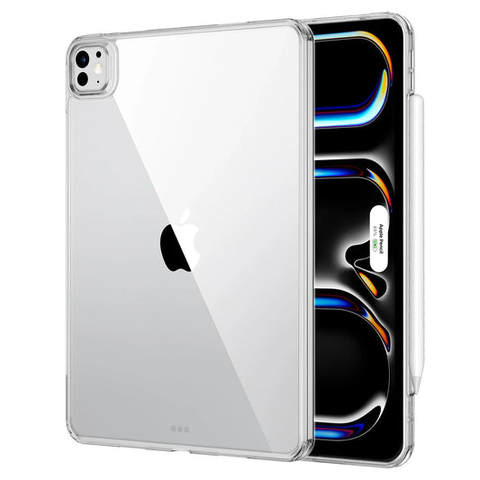 غطاء ESR كلاسيك هايبرد شفاف الظهر متوافق مع iPad Air 13 (موديل 2024) - شفاف وأسود | ESR Classic Hybrid Clear Back Case, Compatible with iPad Air 13 2024 - Clear Black