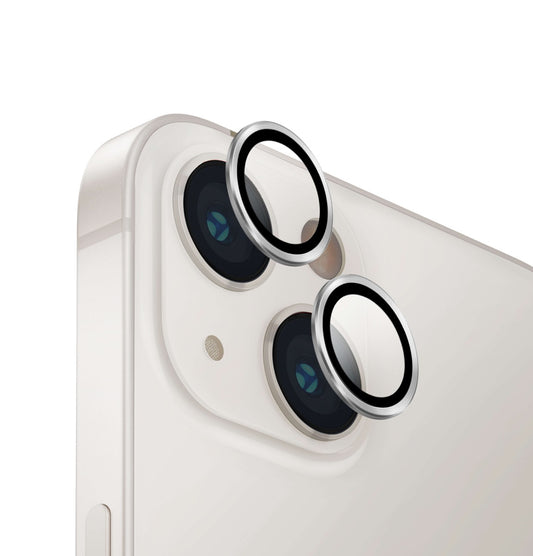 UNIQ OPTIX IPHONE 14 / 14 PLUS (2022) CAMERA LENS PROTECTOR - STERLING (SILVER) - يونيك أوبتكس آيفون 14 / 14 بلس (2022) حماية عدسة الكاميرا - ستيرلينج (فضي)